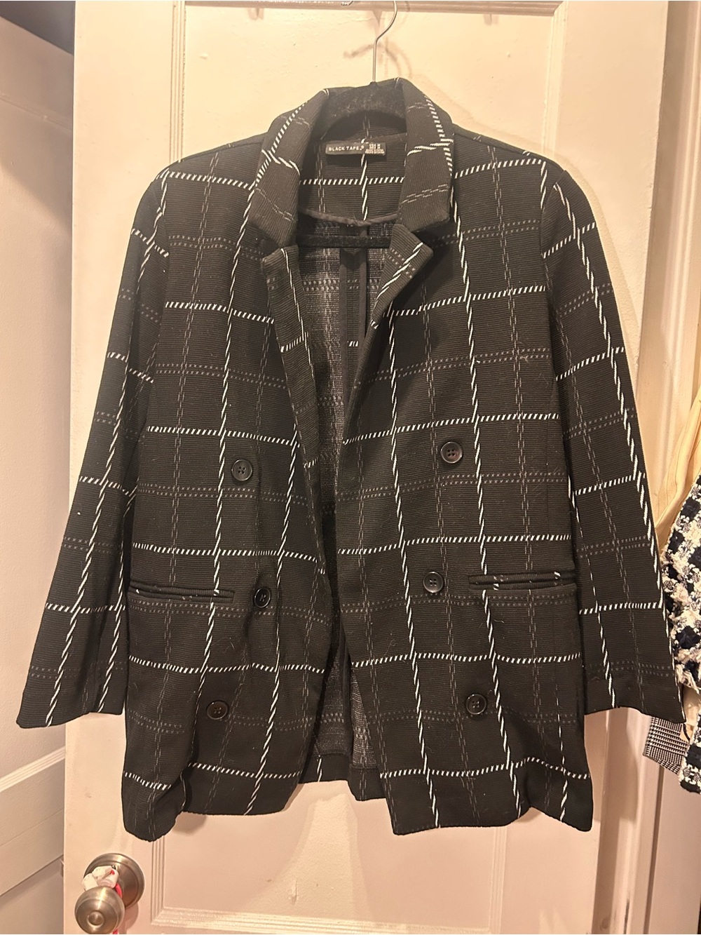 Black Tape Double-Breasted Blazer